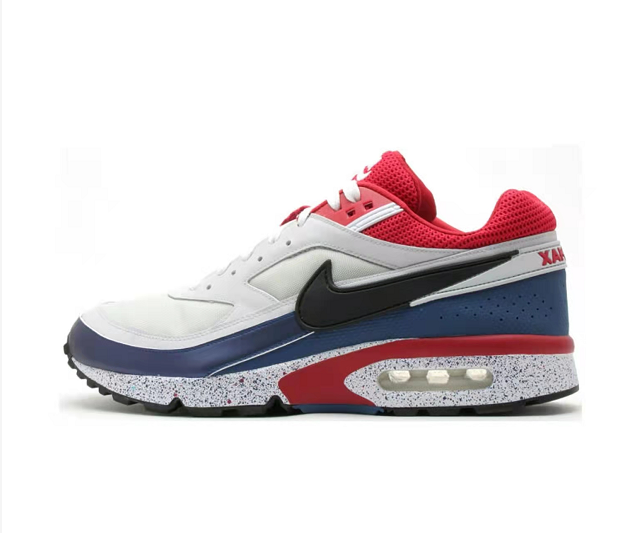 Men's Air Max BW White/Blue/Red Running Shoes 002